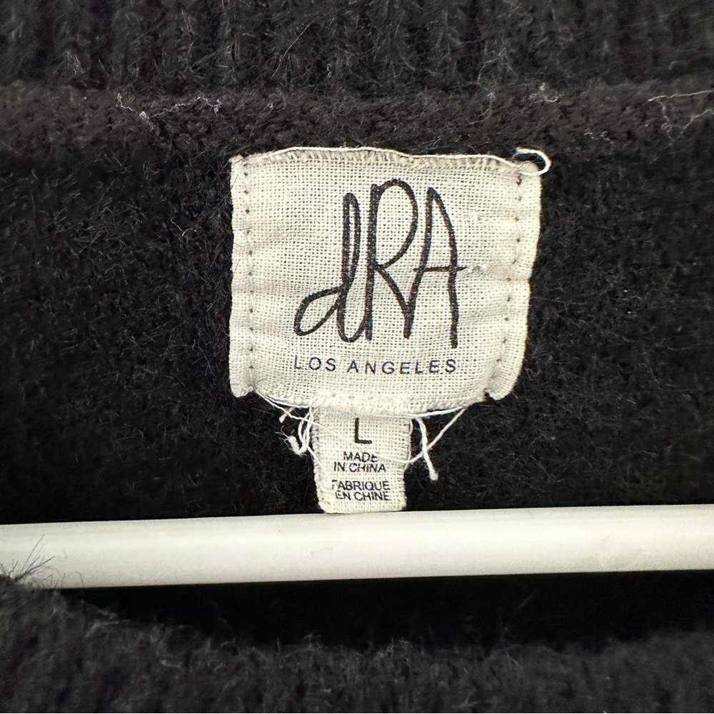 dRA Anthropologie Fuzzy Puff‎ Sleeve Sweater - Coquette Feminine Cozy - L - Picture 3 of 8